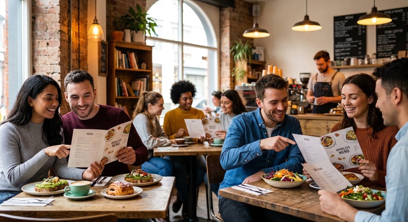 เทคนิคจัดหน้าเมนูอาหาร ให้ลูกค้าสั่งเพิ่ม ยอดขายพุ่ง! - menu-design-tips-boost-sales
