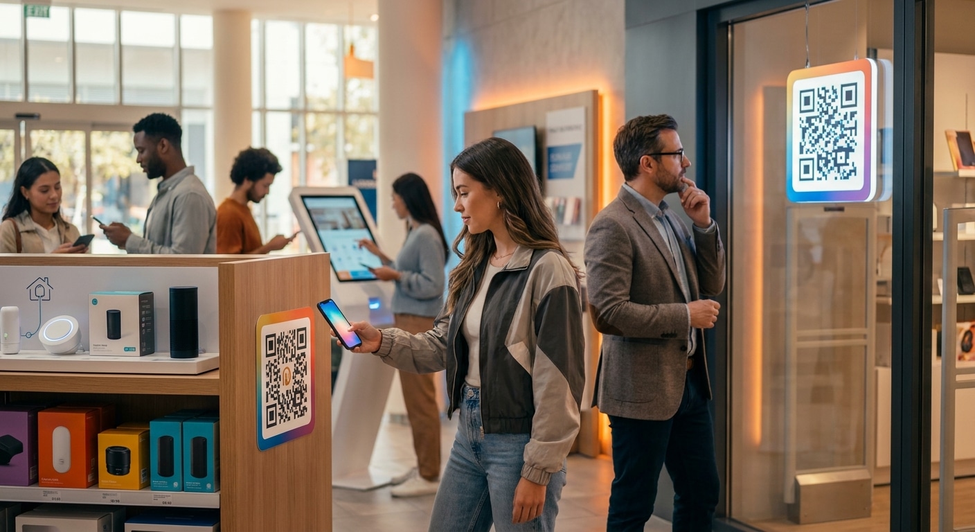 พิมพ์สติ๊กเกอร์ QR Code ดันยอด O2O รับเทรนด์ตลาด 2027 - o2o-marketing-print-qr-code-trends