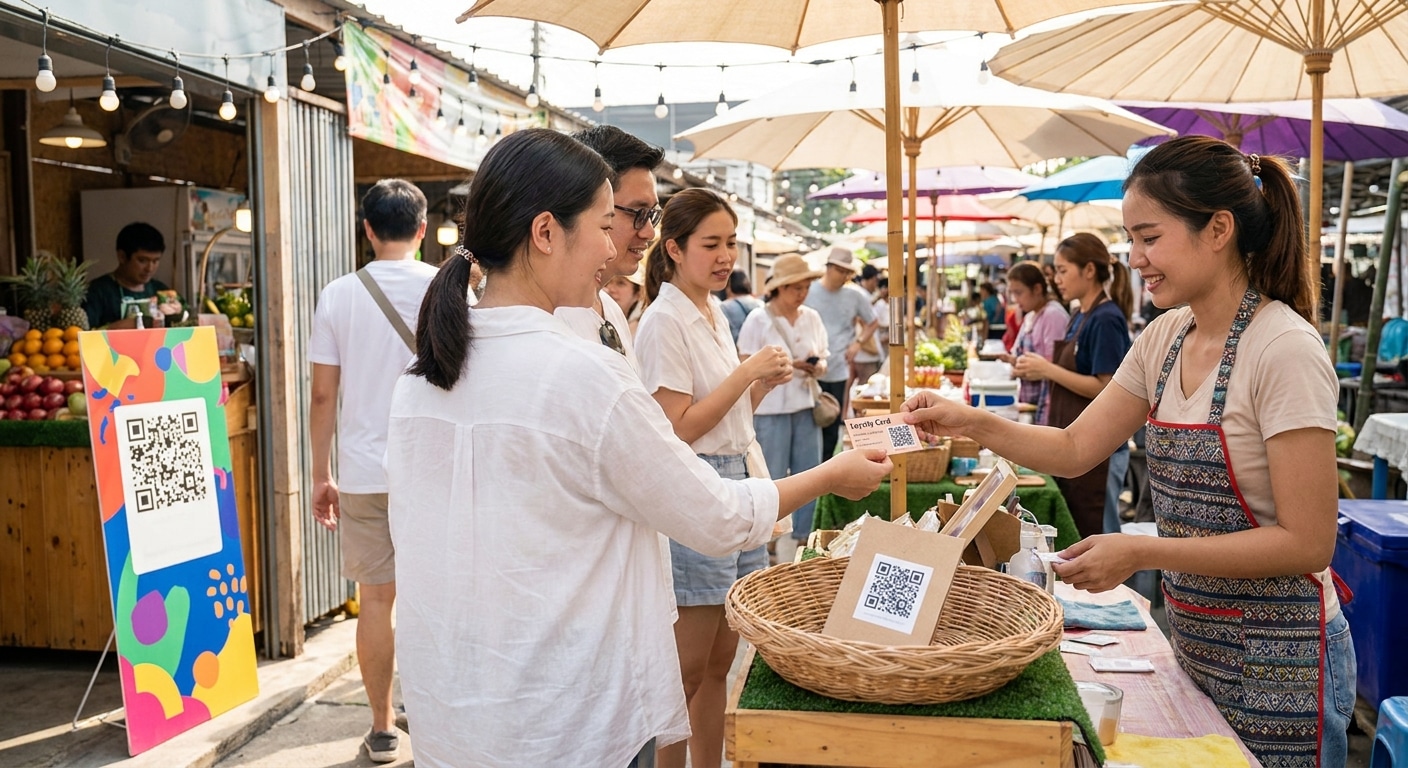 พิมพ์สื่อ O2O กลยุทธ์เพิ่มยอดขายออฟไลน์สู่ออนไลน์ปี 2027 - o2o-marketing-print-strategy