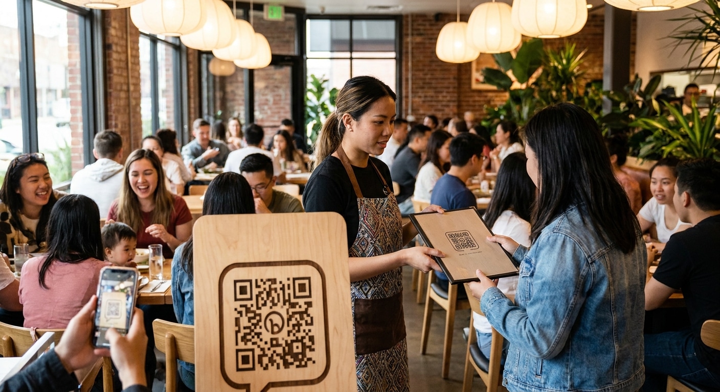 กลยุทธ์ O2O เพิ่มยอดขายด้วยป้าย QR Code และสื่อสิ่งพิมพ์ - o2o-marketing-qr-code-printing