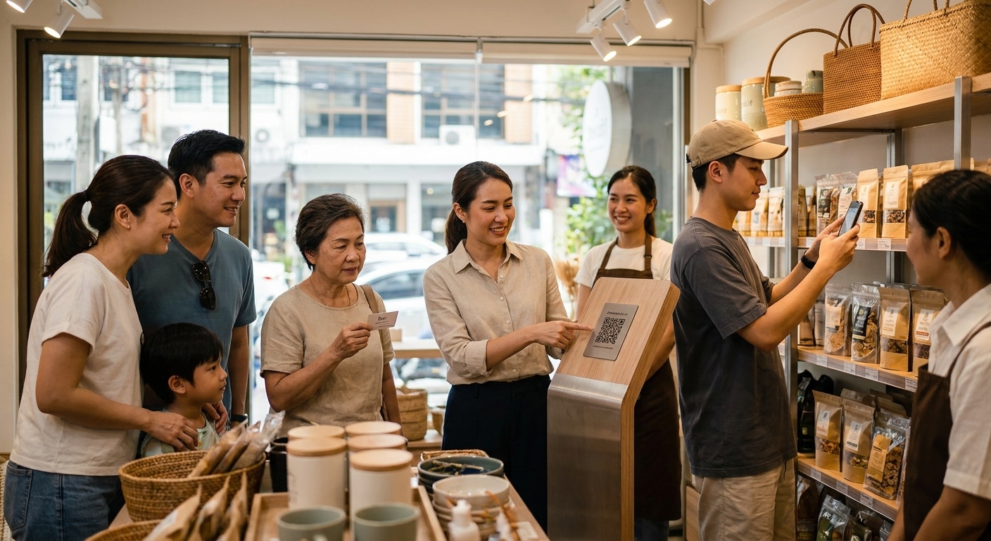 เพิ่มยอดขายด้วยสื่อสิ่งพิมพ์ O2O เชื่อมออฟไลน์สู่ออนไลน์ - o2o-print-marketing-sme