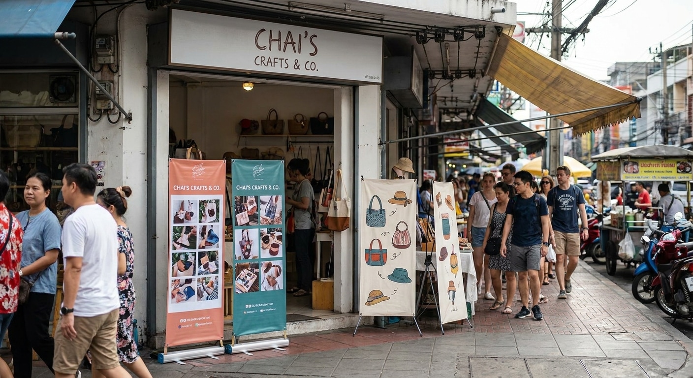 เทคนิคใช้ป้ายโฆษณาและสแตนดี้ ดึงลูกค้าเข้าร้านฉบับ SME - offline-print-marketing-sme