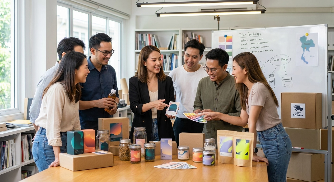 เทรนด์สีฉลากสินค้า 2027 ออกแบบแบรนด์ SME อย่างไรให้ปัง! - packaging-label-color-trends-2027