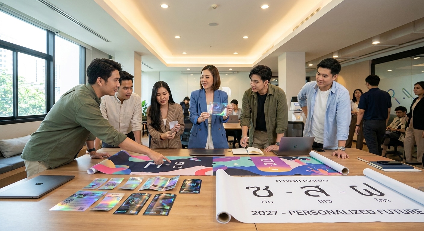 ส่องเทรนด์สื่อสิ่งพิมพ์ 2027 นวัตกรรมฉลากและป้ายเพื่อ SME - print-media-trends-2027-sme