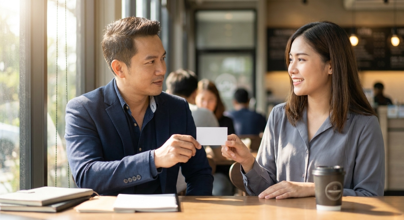 5 ทริคออกแบบนามบัตรให้ดูโปร มัดใจลูกค้าตั้งแต่แรกเห็น - professional-business-card-design-tips
