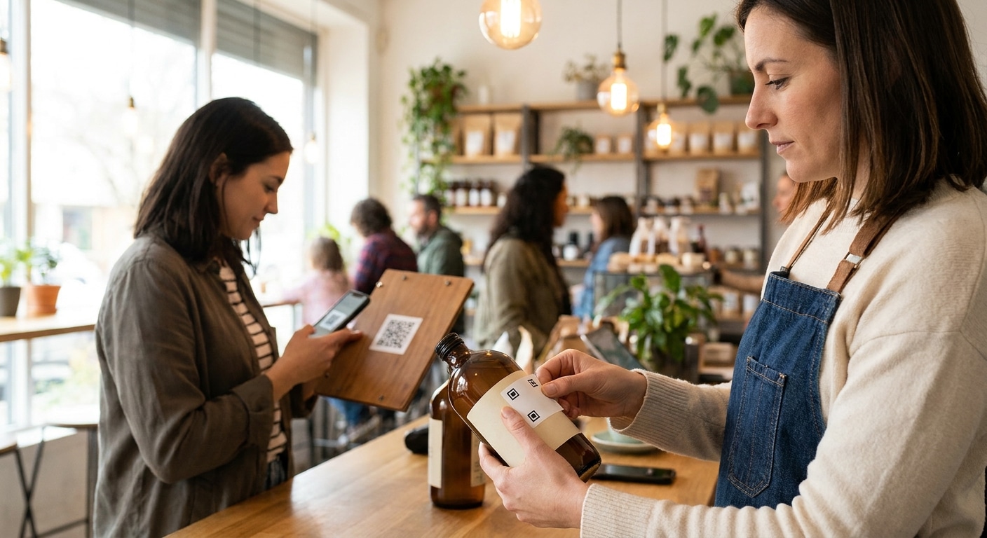 5 เทคนิคใช้สติ๊กเกอร์ QR Code ดึงลูกค้าออฟไลน์สู่ออนไลน์ - qr-code-sticker-marketing-tips