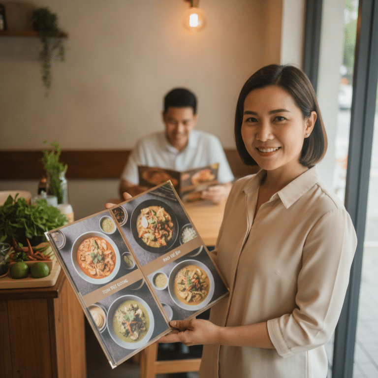 เทคนิคออกแบบเมนูร้านอาหาร ดึงดูดลูกค้าเพิ่มยอดขายฉบับ SME