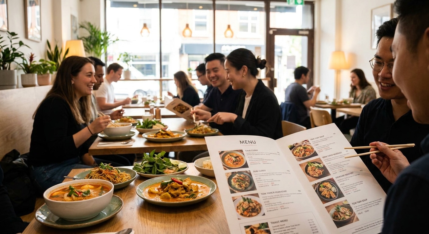 เทคนิคออกแบบเมนูร้านอาหาร ดึงดูดลูกค้าเพิ่มยอดขายฉบับ SME - restaurant-menu-design-marketing
