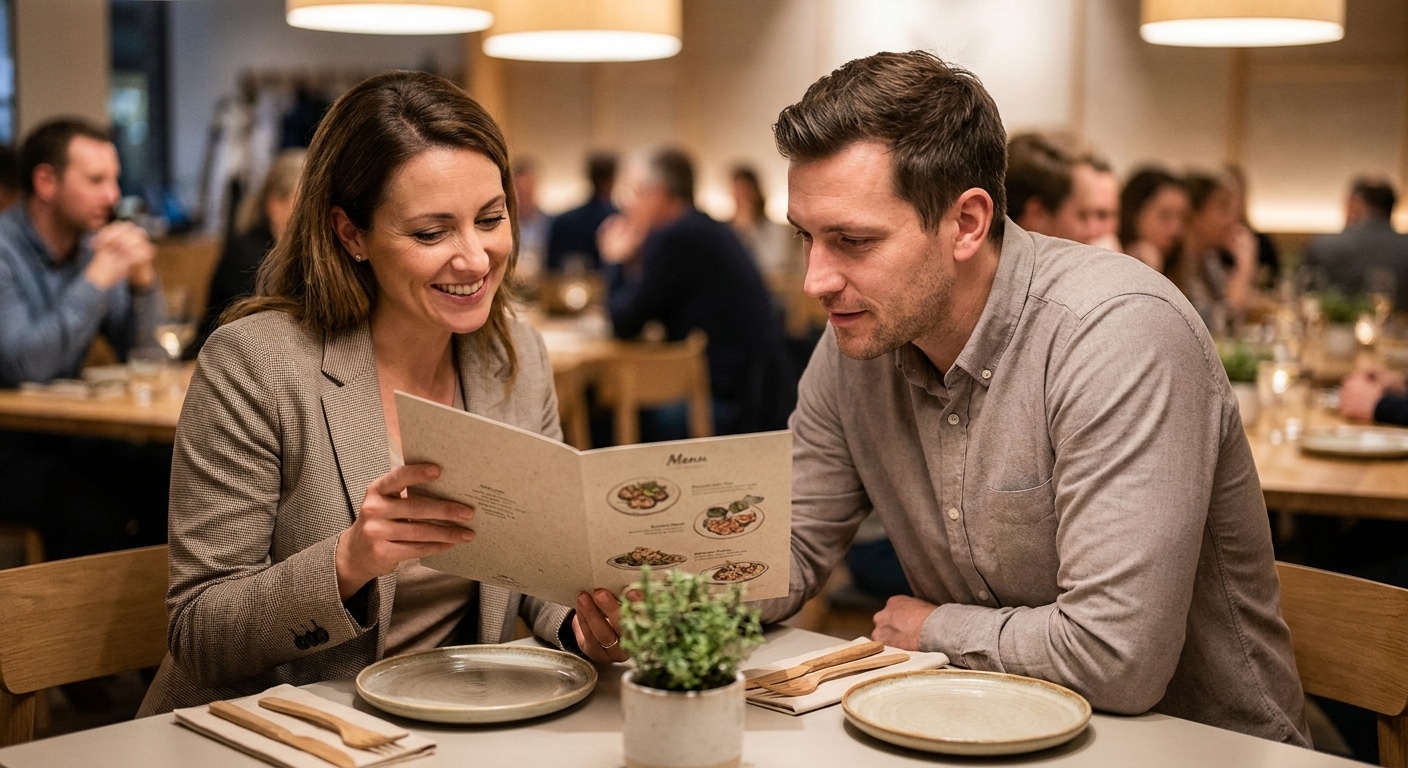 ทริคออกแบบเมนูอาหารให้ลูกค้าสั่งเพลิน ดันยอดขายร้านพุ่ง! - restaurant-menu-design-tips