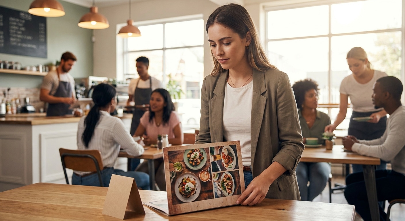 เคล็ดลับออกแบบเมนูอาหาร กระตุ้นยอดขายร้านคาเฟ่ฉบับ SME - restaurant-menu-design-tips