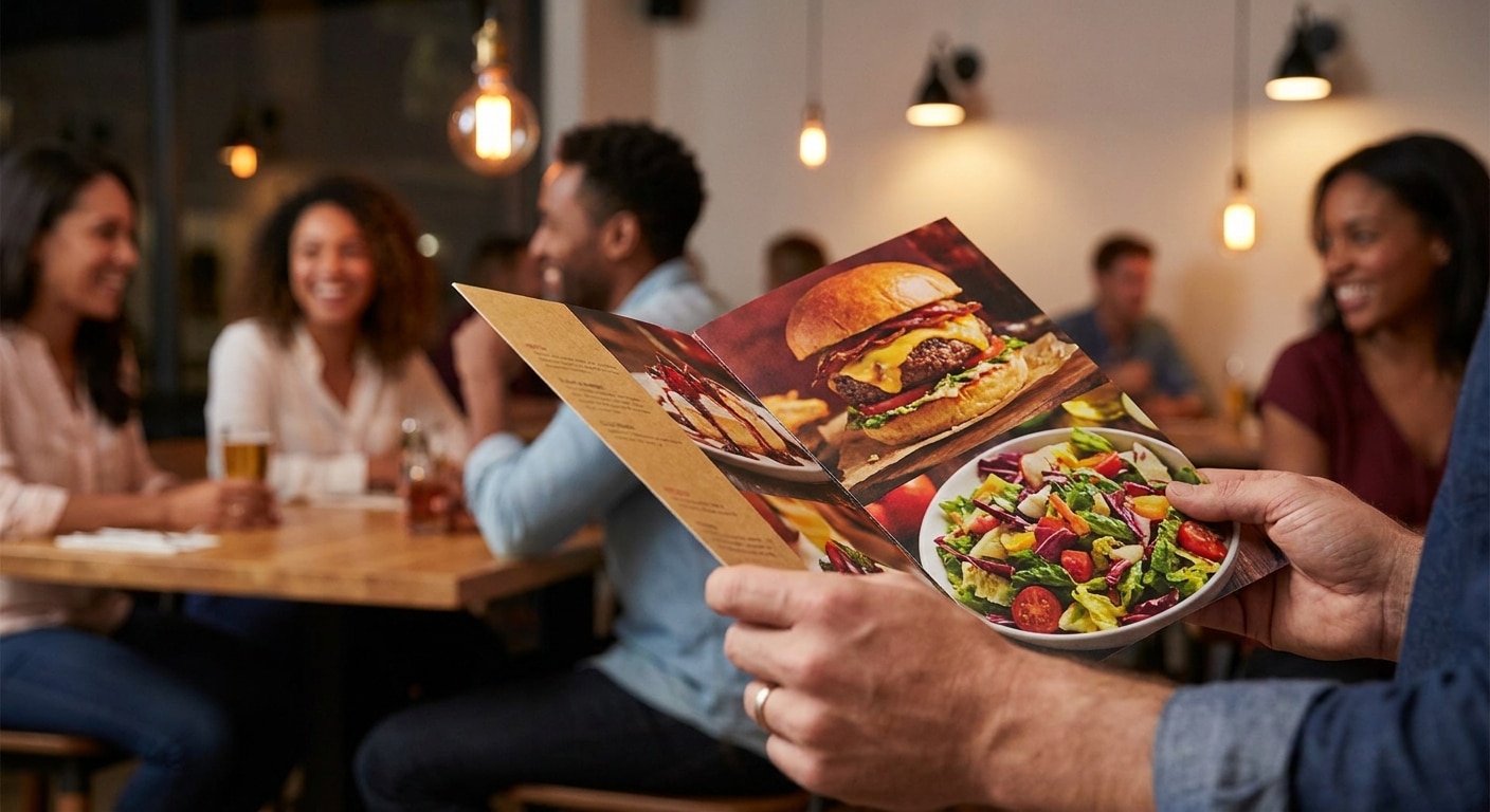 เทคนิคออกแบบเมนูร้านอาหาร กระตุ้นความหิว เพิ่มยอดขายพุ่ง - restaurant-menu-design-tips