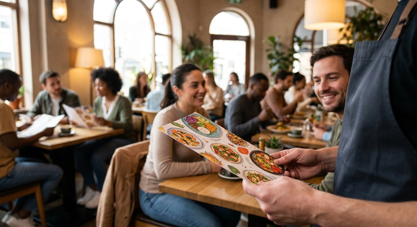 ออกแบบเมนูร้านอาหารอย่างไรให้ดึงดูดใจ เพิ่มยอดขายให้ SME - restaurant-menu-design-tips
