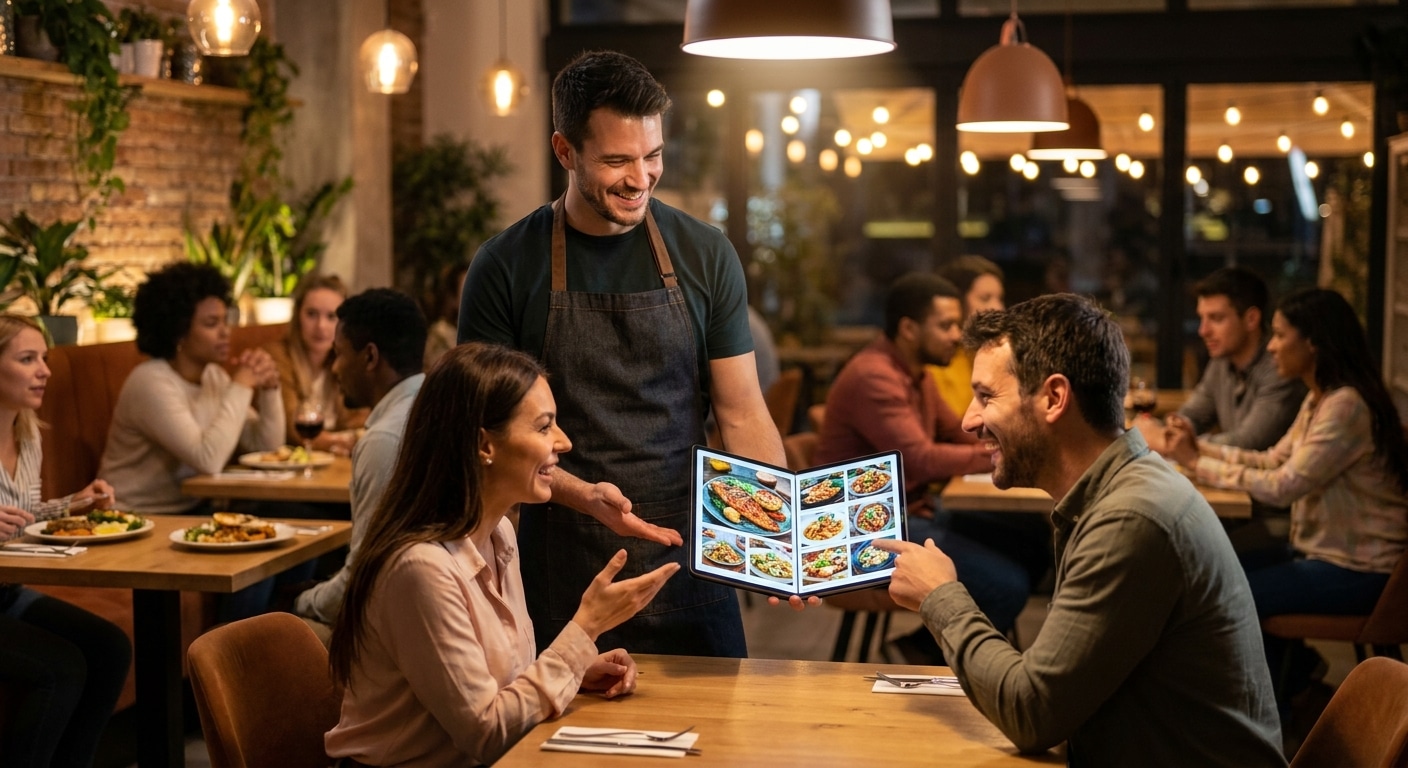 เคล็ดลับออกแบบเมนูอาหารให้ลูกค้าสั่งเพิ่ม ยอดขายพุ่ง! - restaurant-menu-design-tips