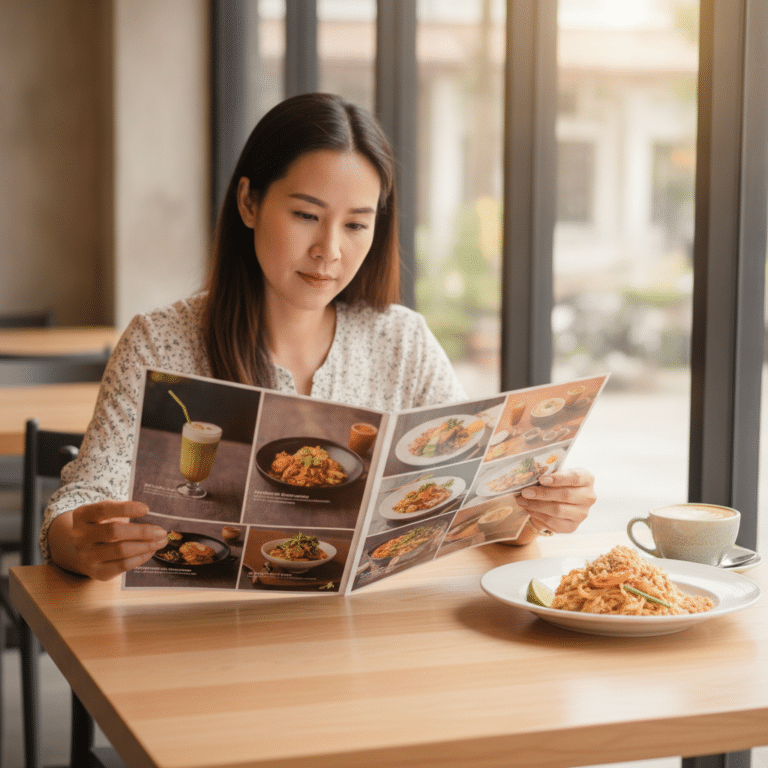 ทริคออกแบบเมนูอาหารให้ดึงดูดใจ เพิ่มยอดขายให้ร้านคุณ