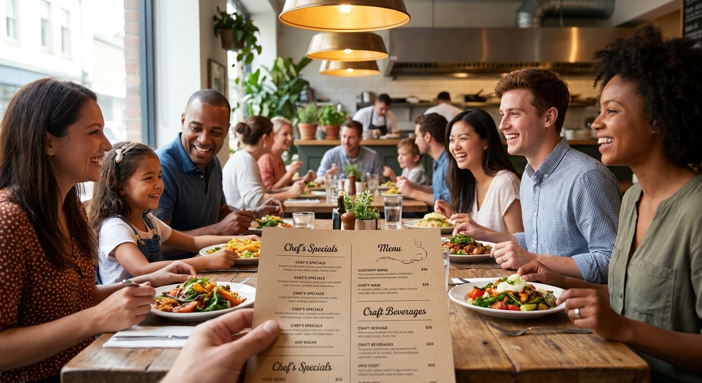 ออกแบบเมนูอาหารอย่างไรให้ยอดขายพุ่ง ทริคอัปเซลล์ฉบับ SME - restaurant-menu-design-upsell-tips