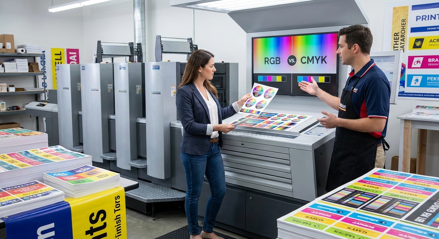 ทำไมสีบนจอไม่ตรงงานพิมพ์? รู้จักระบบสี RGB และ CMYK - rgb-cmyk-printing-color-difference