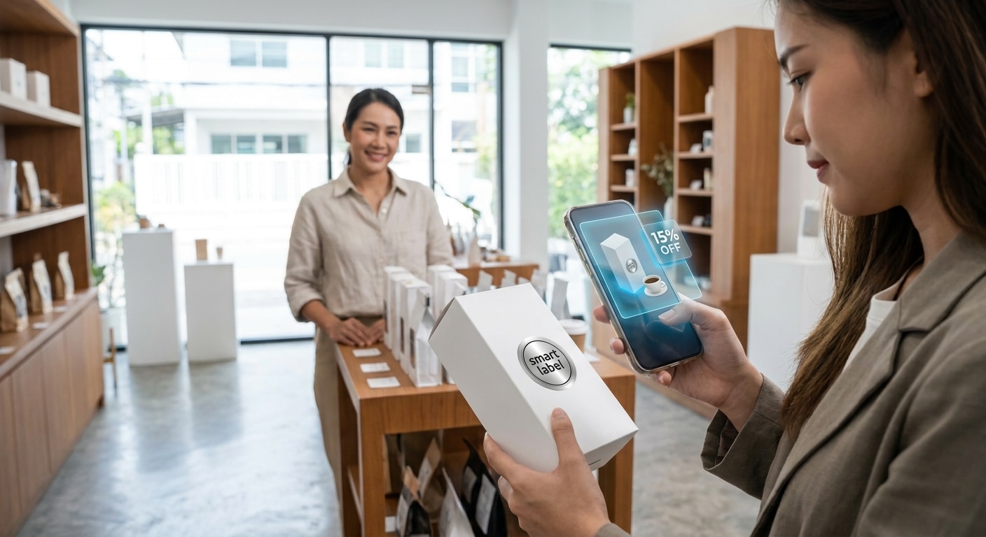เทรนด์ฉลากอัจฉริยะ 2027 สแกนสติ๊กเกอร์ AR เพิ่มยอดขาย - smart-label-ar-trend-2027