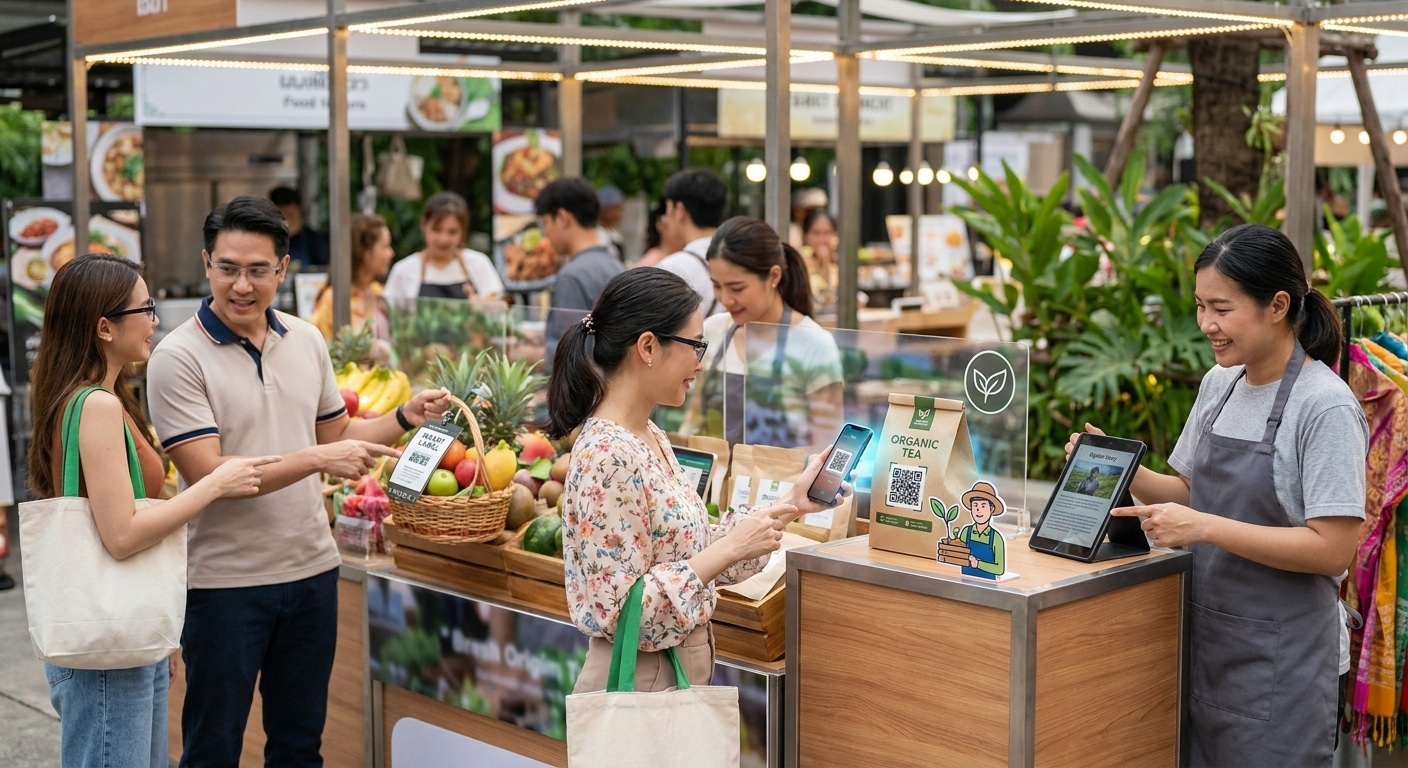 เทรนด์ฉลากสินค้า 2027: Smart Label เชื่อมออฟไลน์สู่ออนไลน์ - smart-label-packaging-trend