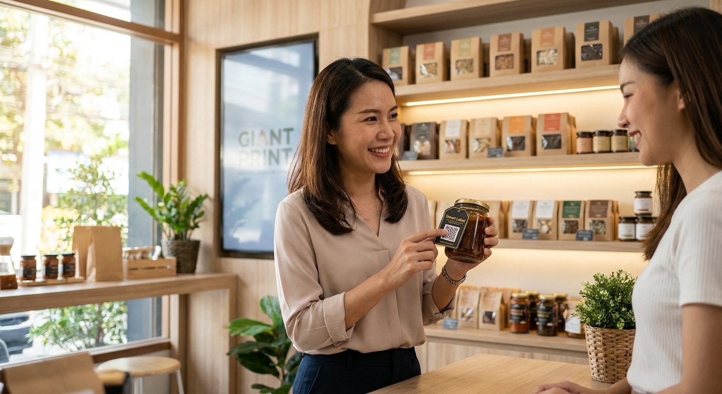 นวัตกรรม Smart Label พิมพ์ฉลากคิวอาร์โค้ดดันยอดขาย SME - smart-label-qr-code-printing