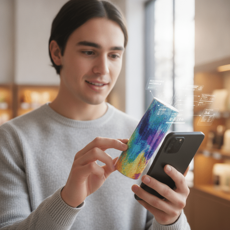 เทรนด์ Smart Packaging 2027 สแกน AR บนสติ๊กเกอร์ฉลากสินค้า