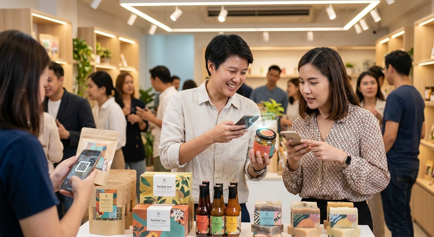 เทรนด์ Smart Packaging 2027 สแกน AR บนสติ๊กเกอร์ฉลากสินค้า - smart-packaging-ar-sticker-trends