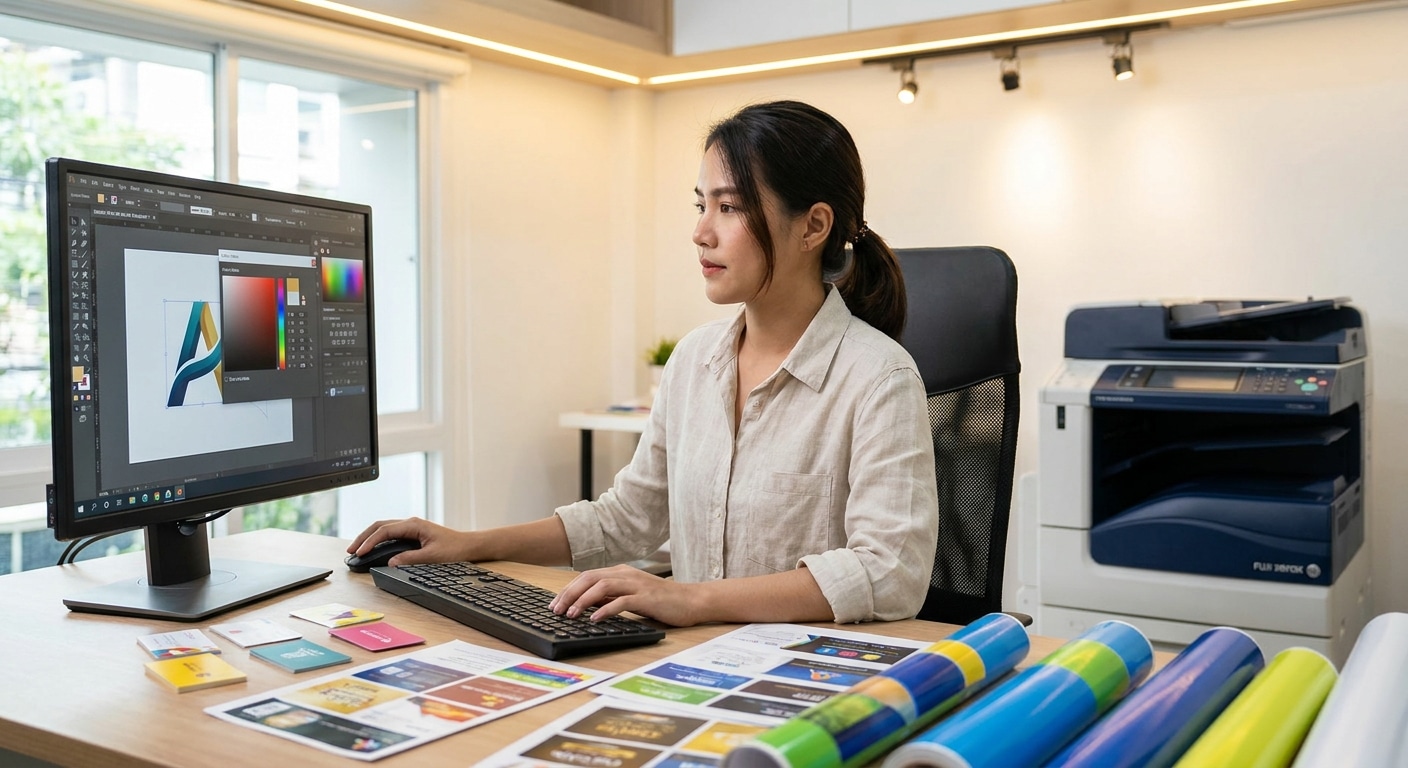 ทริคออกแบบโลโก้ SME ให้พิมพ์สวยคมชัด สีไม่เพี้ยน - sme-logo-print-design-tips