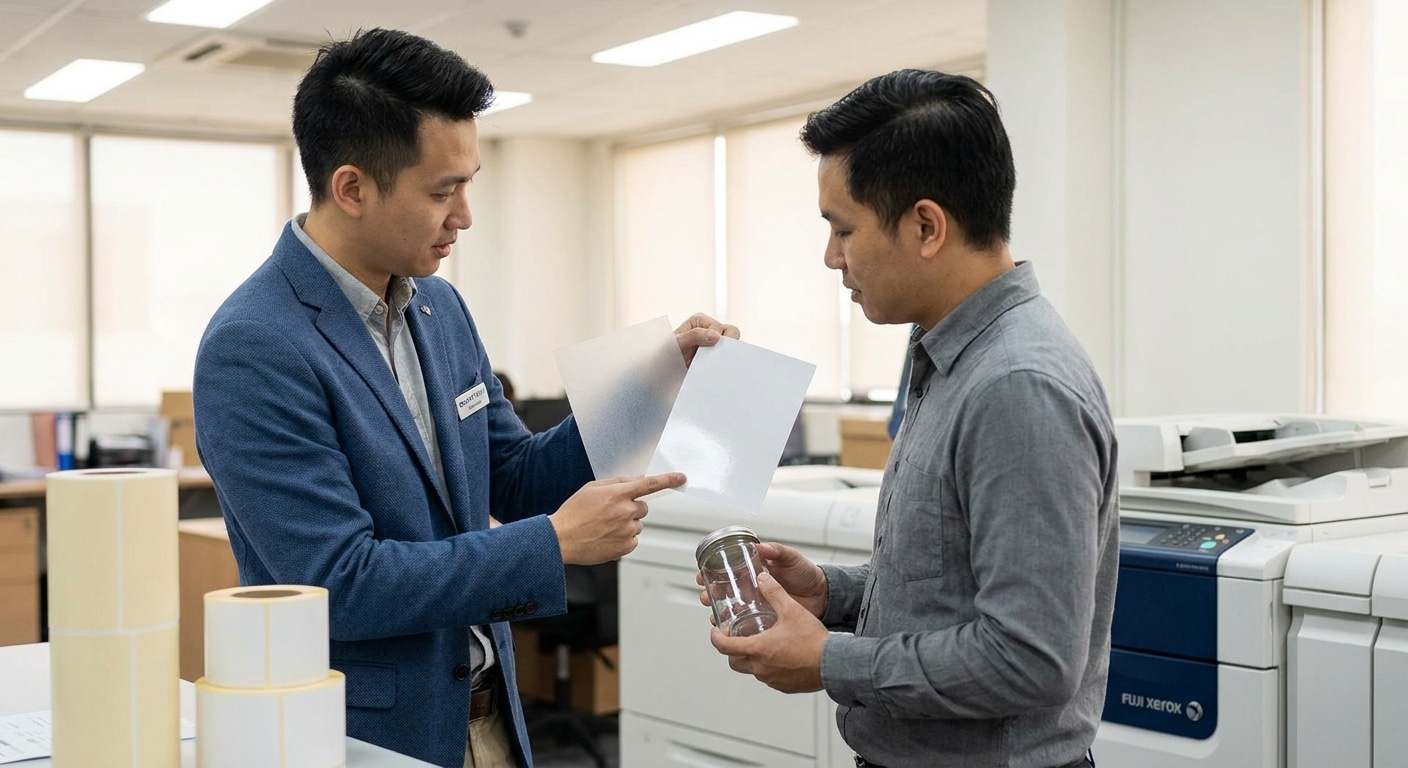 เลือกสติ๊กเกอร์ฉลากสินค้าแบบไหนดี? กระดาษ PP หรือ PVC - sticker-types-for-packaging
