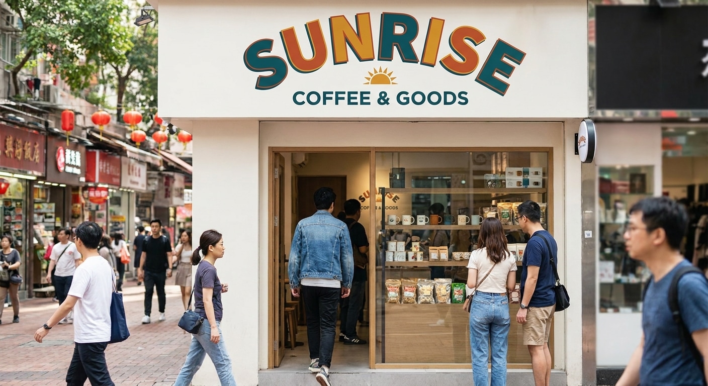 สีป้ายหน้าร้านดึงดูดลูกค้า! ทริคออกแบบสำหรับ SME - storefront-sign-design-tips