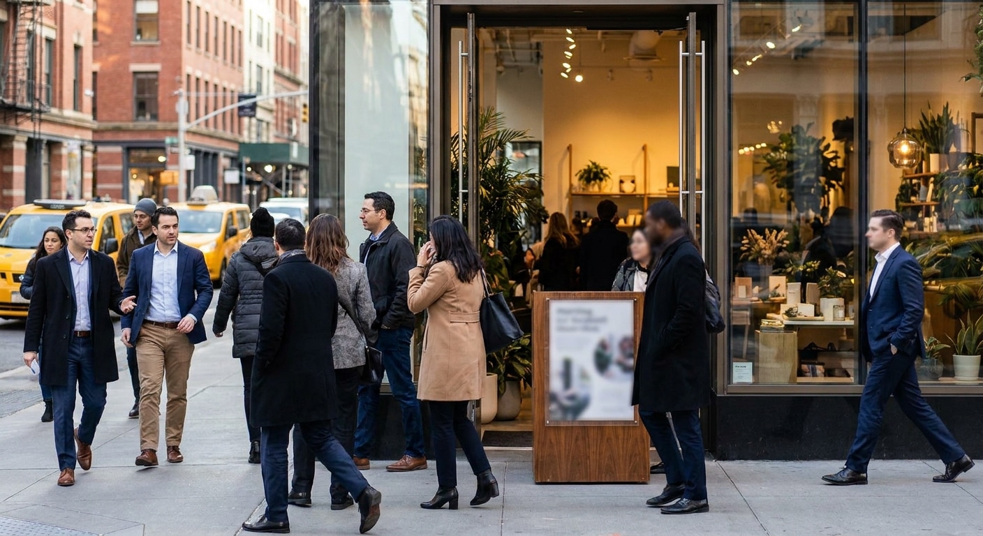 เทคนิคทำป้ายหน้าร้านและสแตนดี้ ดึงดูดลูกค้าเข้าร้านทันที - storefront-sign-standee-marketing