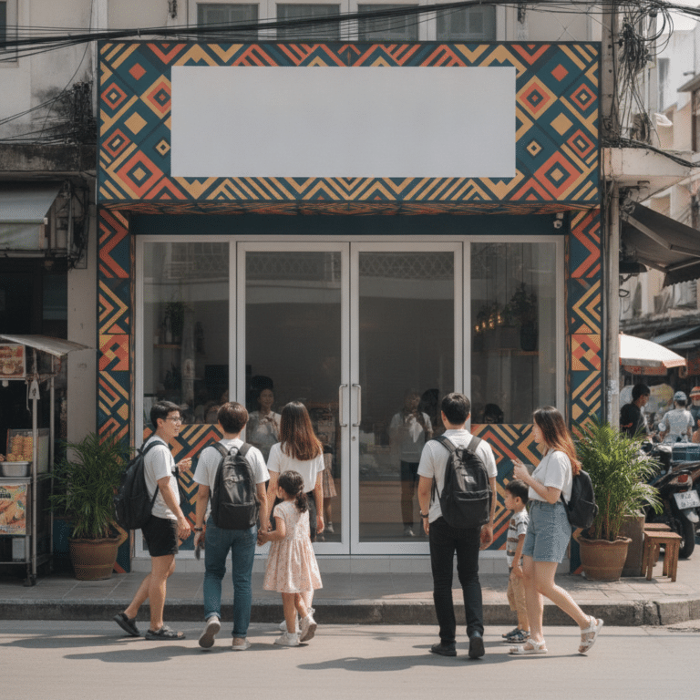 เทคนิคออกแบบป้ายไวนิลหน้าร้านให้ปัง ดึงคนเข้าร้าน