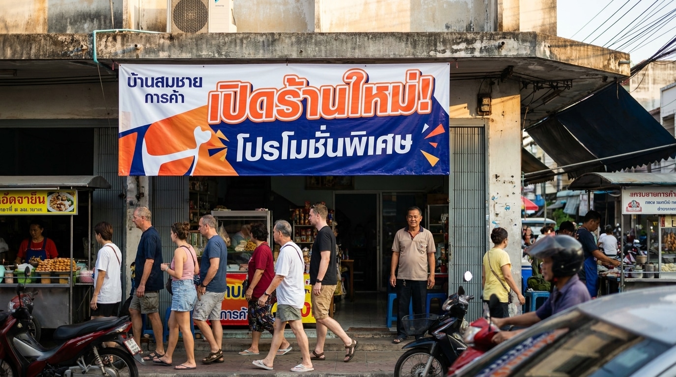 5 ทริคออกแบบป้ายไวนิลหน้าร้าน ดึงดูดลูกค้าให้อยากเดินเข้า - vinyl-banner-design-tips